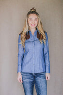 McKenna Quinn Piper Chambray Long Sleeve Shirt