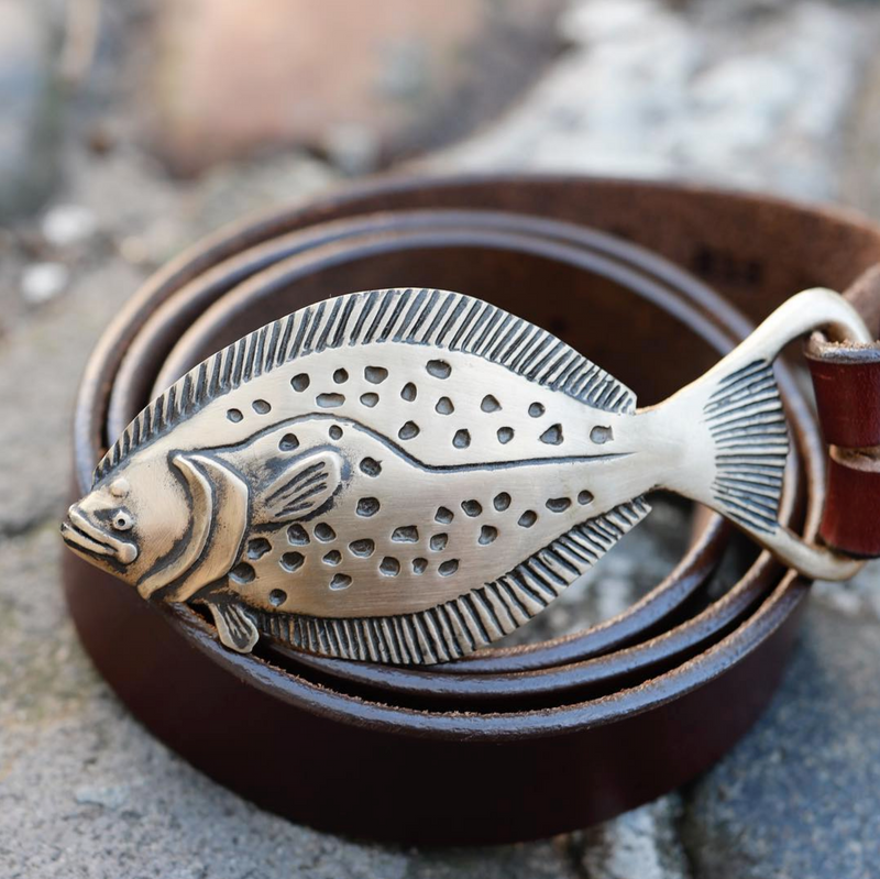 The Flounder Belt Buckle – Sporting Classics Store