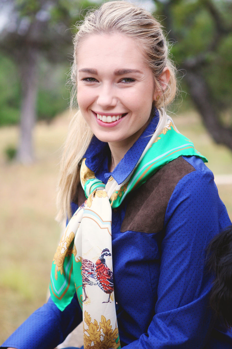 McKenna Quinn Honoring the Point Silk Scarf