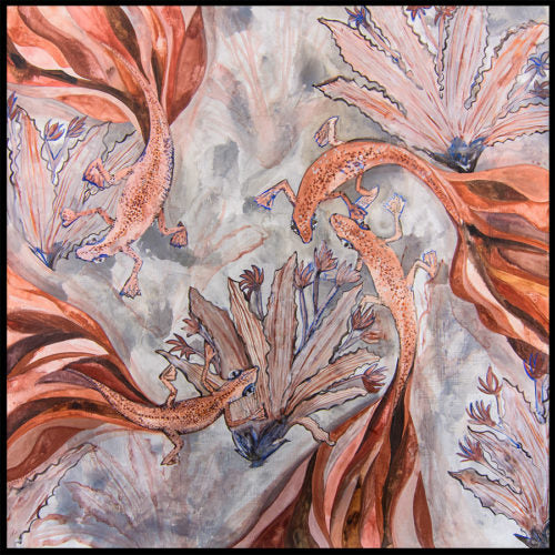 The Living Kalahari Sands Silk Scarf