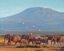 Near the Slopes of Kilimanjaro By John Banovich